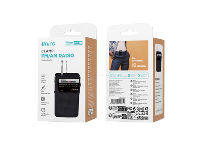 Unico FM2596 CLAMP FM/AM RADIO - Transistor