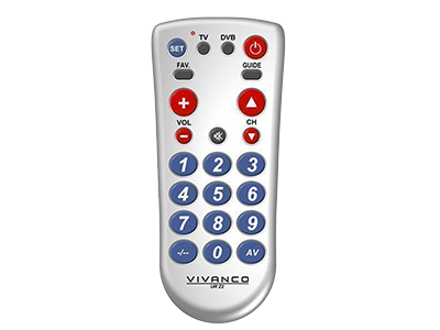 Vivanco 34873 - Mando Tv Aur Z2
