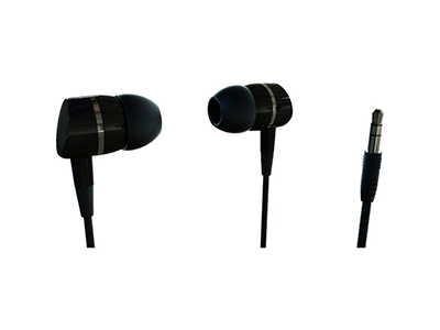 Vivanco 38901 - Auriculares De Boton Negro