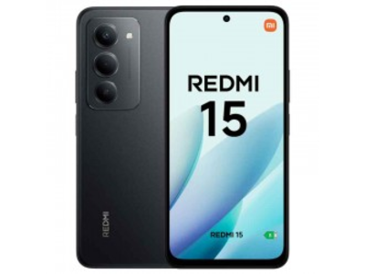 Xiaomi REDMI 15 BLACK 6+128GB - Telefono Movil 6,8" Android