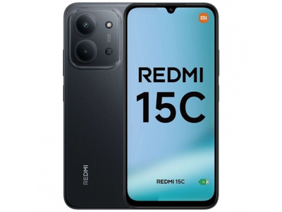 Xiaomi REDMI 15C BLACK 4+256GB - Telefono Movil 6,8" Android