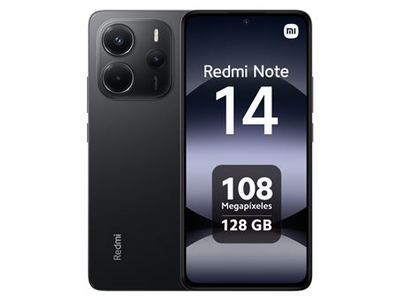 Xiaomi REDMI NOTE 14 6+128GB BLACK MIDNIGHT - Telefono Movil 6,7" Android