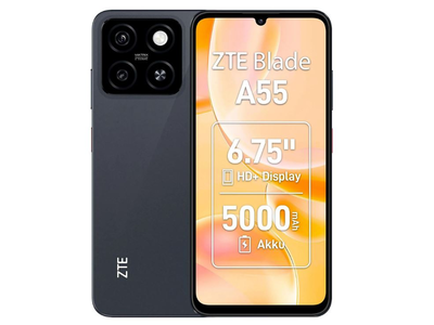 Zte BLADE A55 HD+ 4+8+64GB BLACK OP - Telefono Movil 6,7" Android